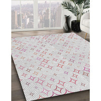Patterned Off-White Novelty Rug, pat3440