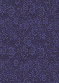 Machine Washable Transitional Deep Periwinkle Purple Rug, wshpat3441blu