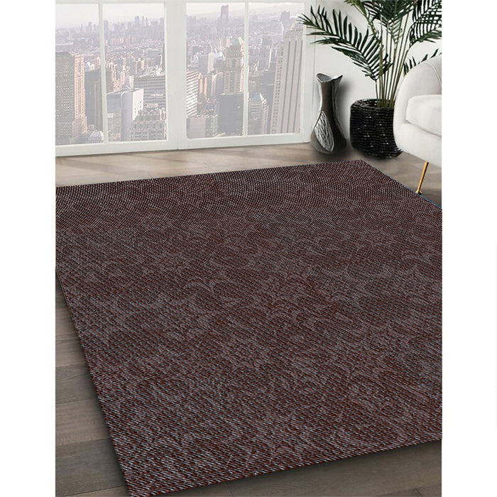 Patterned Purple Rug in Family Room, pat3441lblu