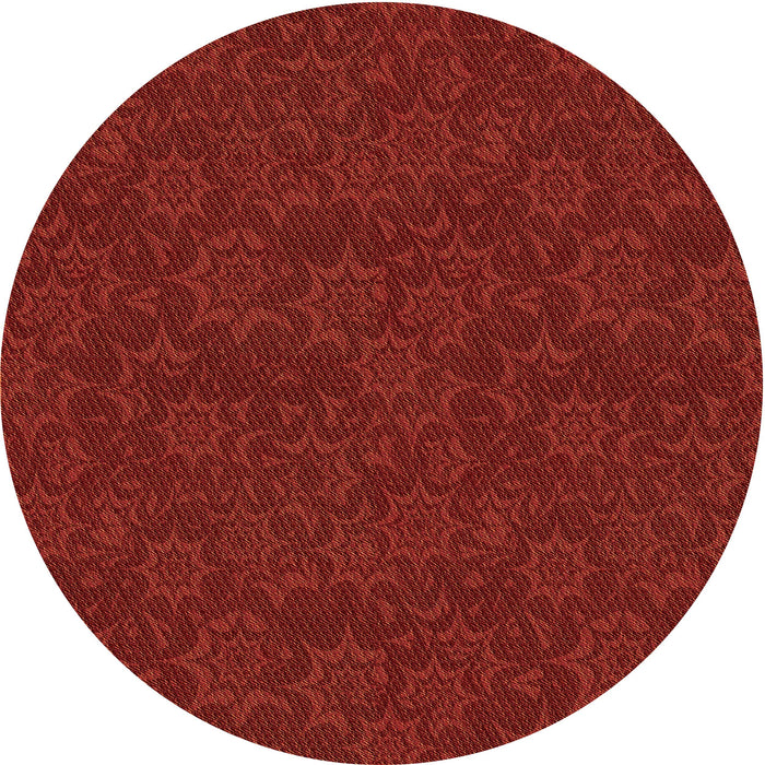 Square Machine Washable Transitional Cranberry Red Rug in a Living Room, wshpat3441org