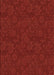 Machine Washable Transitional Cranberry Red Rug, wshpat3441org