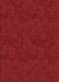 Machine Washable Transitional Cranberry Red Rug, wshpat3441rd