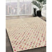 Machine Washable Transitional Moccasin Beige Rug in a Family Room, wshpat3442brn