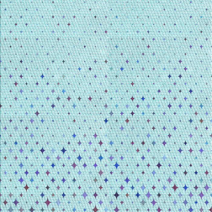 Patterned Diamond Blue Rug, pat3442lblu