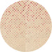 Square Patterned Moccasin Beige Rug, pat3442org