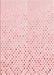 Machine Washable Transitional Pastel Red Pink Rug, wshpat3442rd