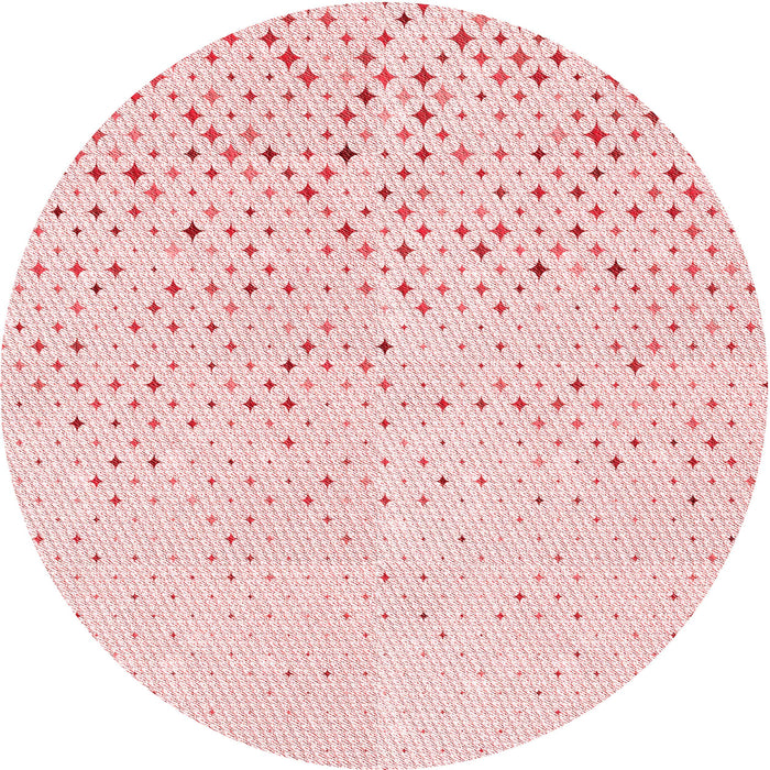 Square Patterned Pastel Red Pink Rug, pat3442rd
