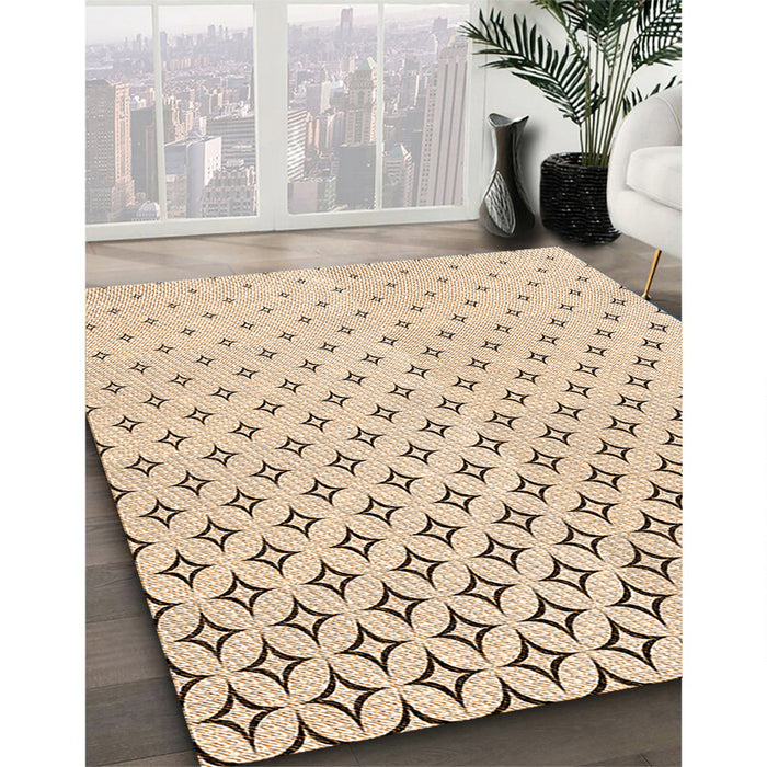 Machine Washable Transitional Peru Brown Rug in a Family Room, wshpat3443org