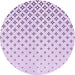 Square Patterned Lilac Purple Rug, pat3443pur