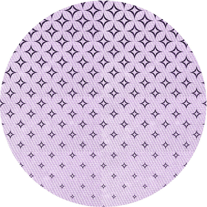 Square Machine Washable Transitional Lilac Purple Rug in a Living Room, wshpat3443pur