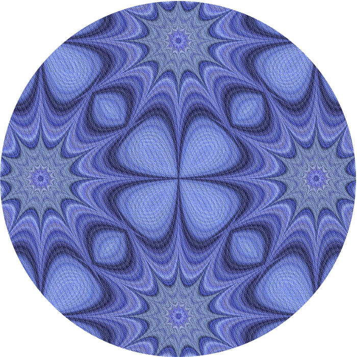 Square Machine Washable Transitional Sky Blue Rug in a Living Room, wshpat3444blu