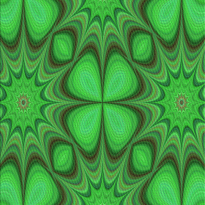 Machine Washable Transitional Lime Green Rug, wshpat3444grn