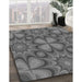 Machine Washable Transitional Gunmetal Gray Rug in a Family Room, wshpat3444gry
