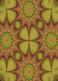 Machine Washable Transitional Mahogany Brown Rug, wshpat3444org