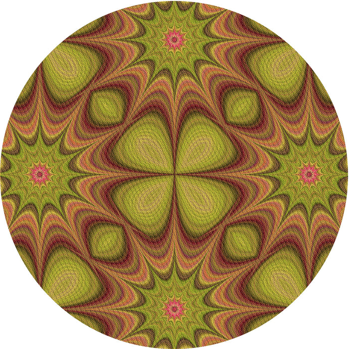 Square Machine Washable Transitional Mahogany Brown Rug in a Living Room, wshpat3444org