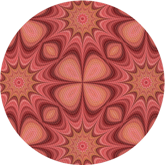 Square Machine Washable Transitional Red Rug in a Living Room, wshpat3444rd