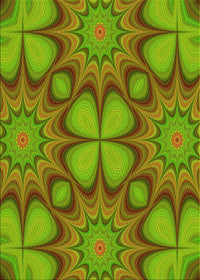 Machine Washable Transitional Dark Bronze Brown Rug, wshpat3444yw