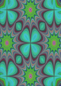 Patterned Gray Abstract Machine Washable Rug, wshpat3444