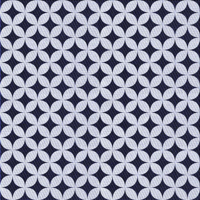 Round Machine Washable Transitional Blue Rug, wshpat3445blu