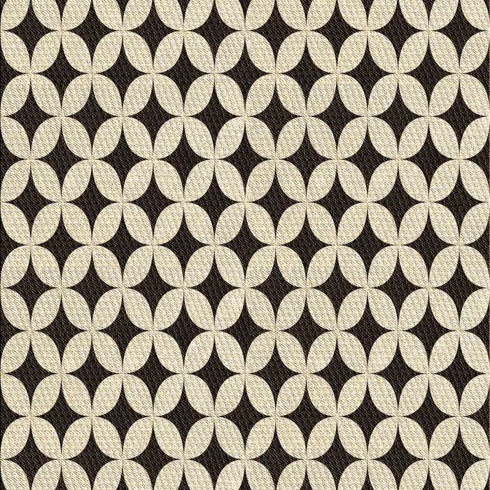 Machine Washable Transitional Vanilla Gold Rug, wshpat3445brn