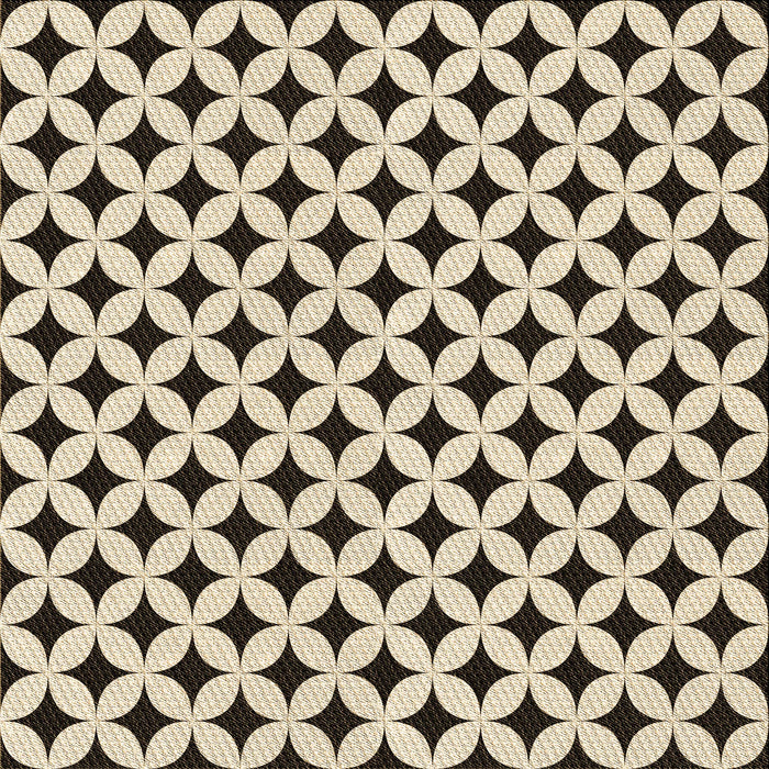 Round Machine Washable Transitional Vanilla Gold Rug, wshpat3445brn