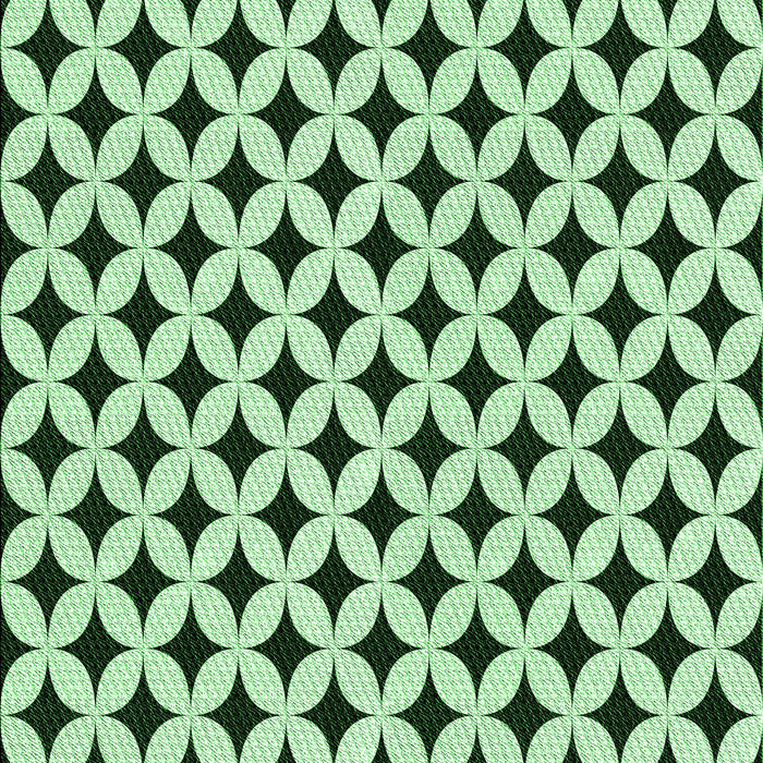 Machine Washable Transitional Mint Green Rug, wshpat3445grn