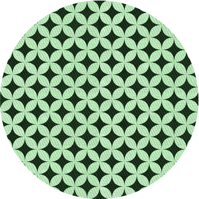 Square Machine Washable Transitional Mint Green Rug in a Living Room, wshpat3445grn