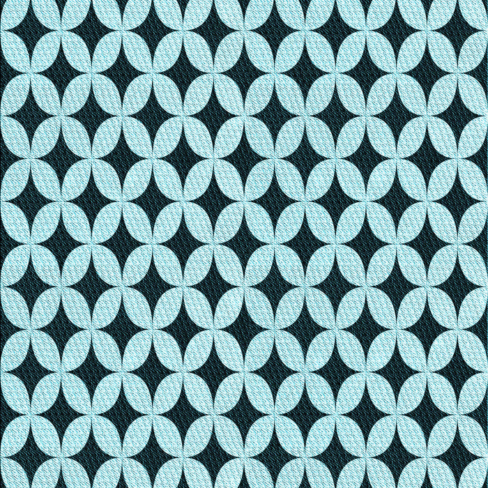 Machine Washable Transitional Blue Rug, wshpat3445lblu