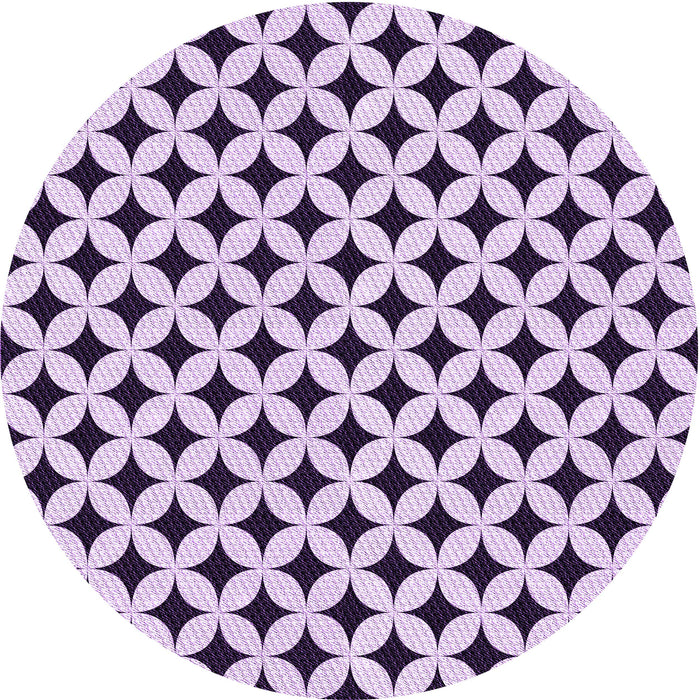 Square Machine Washable Transitional Purple Rug in a Living Room, wshpat3445pur