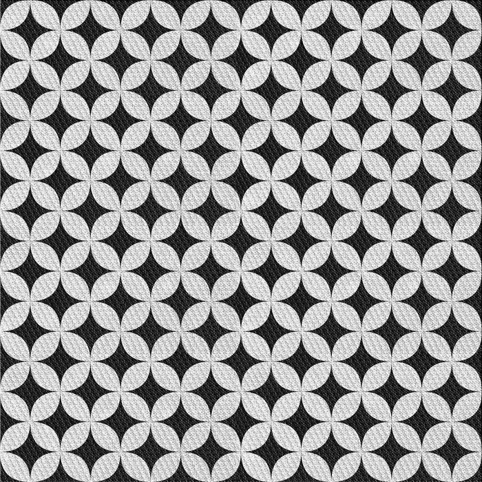 Sideview of Patterned Light Black Abstract Machine Washable Rug, wshpat3445