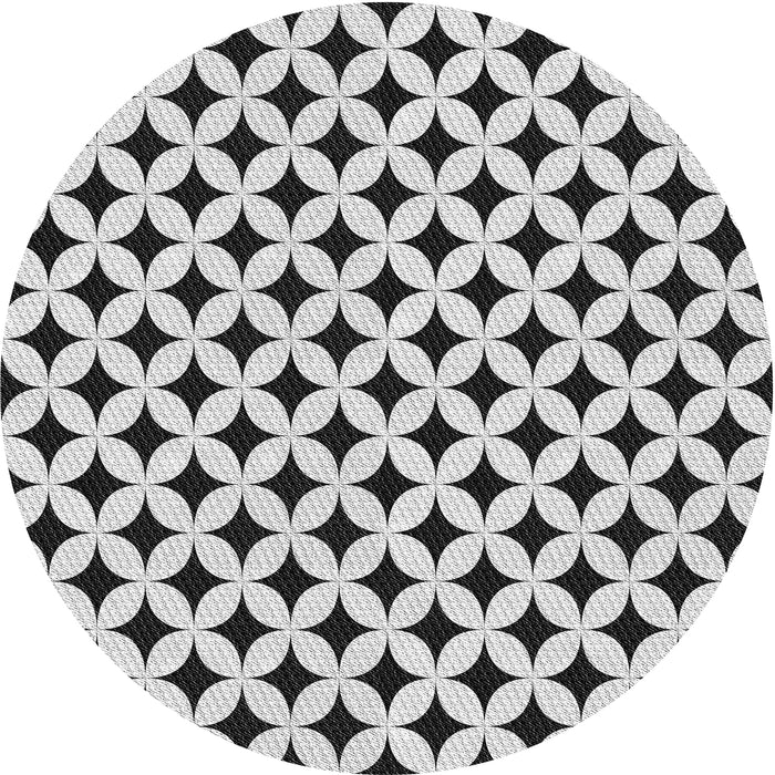 Square Patterned Light Black Abstract Machine Washable Rug, wshpat3445