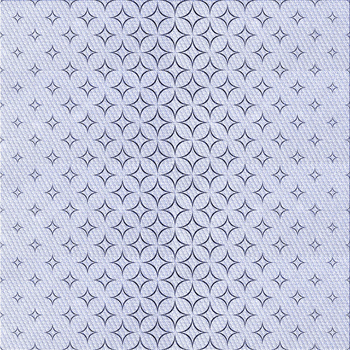 Round Machine Washable Transitional Lavender Blue Rug, wshpat3446blu