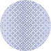 Square Machine Washable Transitional Lavender Blue Rug in a Living Room, wshpat3446blu