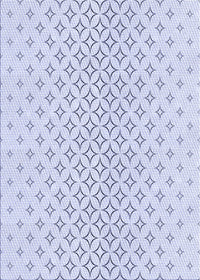 Machine Washable Transitional Lavender Blue Rug, wshpat3446blu