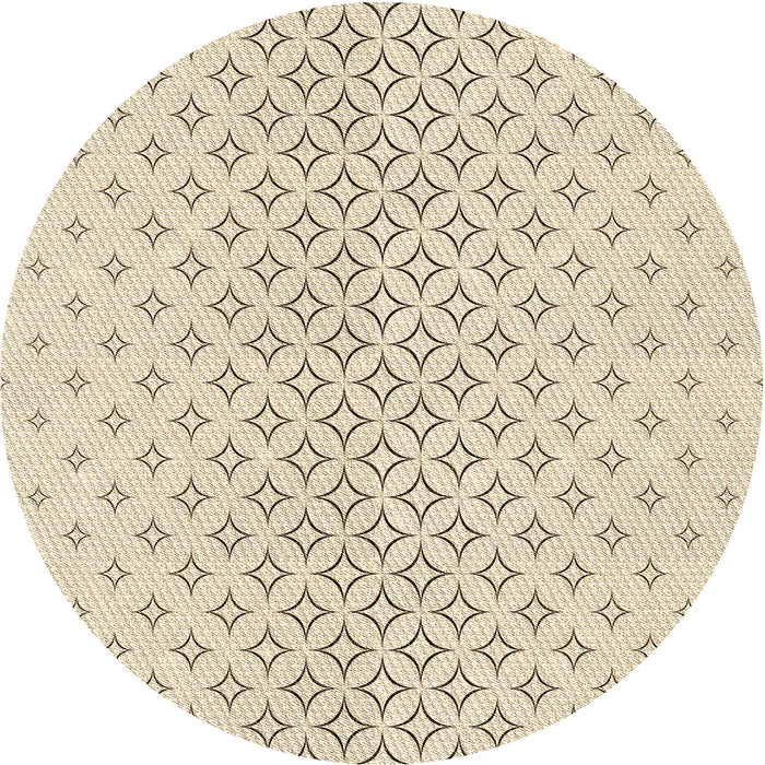 Square Machine Washable Transitional Moccasin Beige Rug in a Living Room, wshpat3446brn