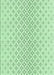 Machine Washable Transitional Mint Green Rug, wshpat3446grn
