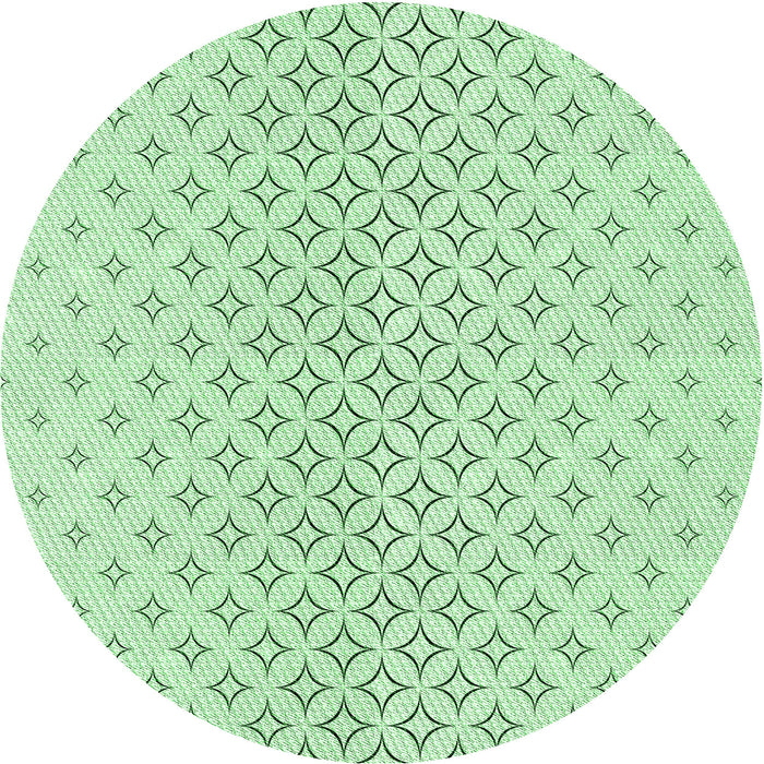 Square Machine Washable Transitional Mint Green Rug in a Living Room, wshpat3446grn