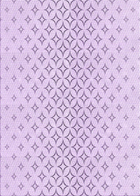 Machine Washable Transitional Orchid Purple Rug, wshpat3446pur