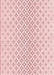 Machine Washable Transitional Pink Rug, wshpat3446rd