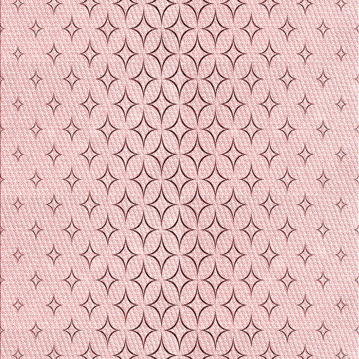 Machine Washable Transitional Pink Rug, wshpat3446rd