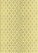 Machine Washable Transitional Yellow Rug, wshpat3446yw