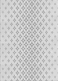 Patterned Off-White Abstract Machine Washable Rug, wshpat3446