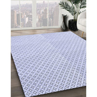 Patterned Lavender Blue Rug, pat3447blu