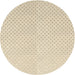 Square Patterned Moccasin Beige Rug, pat3447brn
