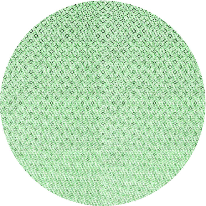 Square Patterned Mint Green Rug, pat3447grn