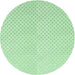Square Patterned Mint Green Rug, pat3447grn