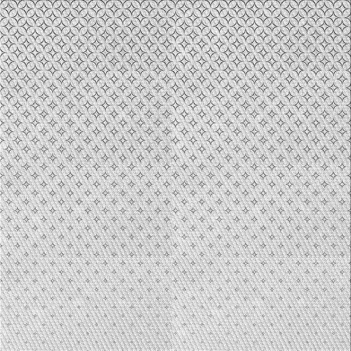 Round Patterned Platinum Gray Rug, pat3447gry