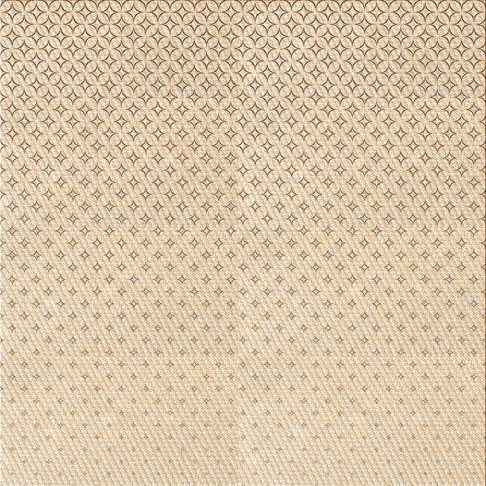 Round Patterned Moccasin Beige Rug, pat3447org