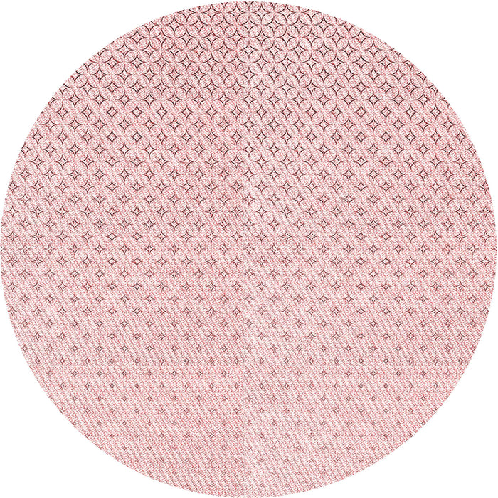 Square Machine Washable Transitional Light Coral Pink Rug in a Living Room, wshpat3447rd