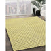 Patterned Sun Yellow Rug in Family Room, pat3447yw